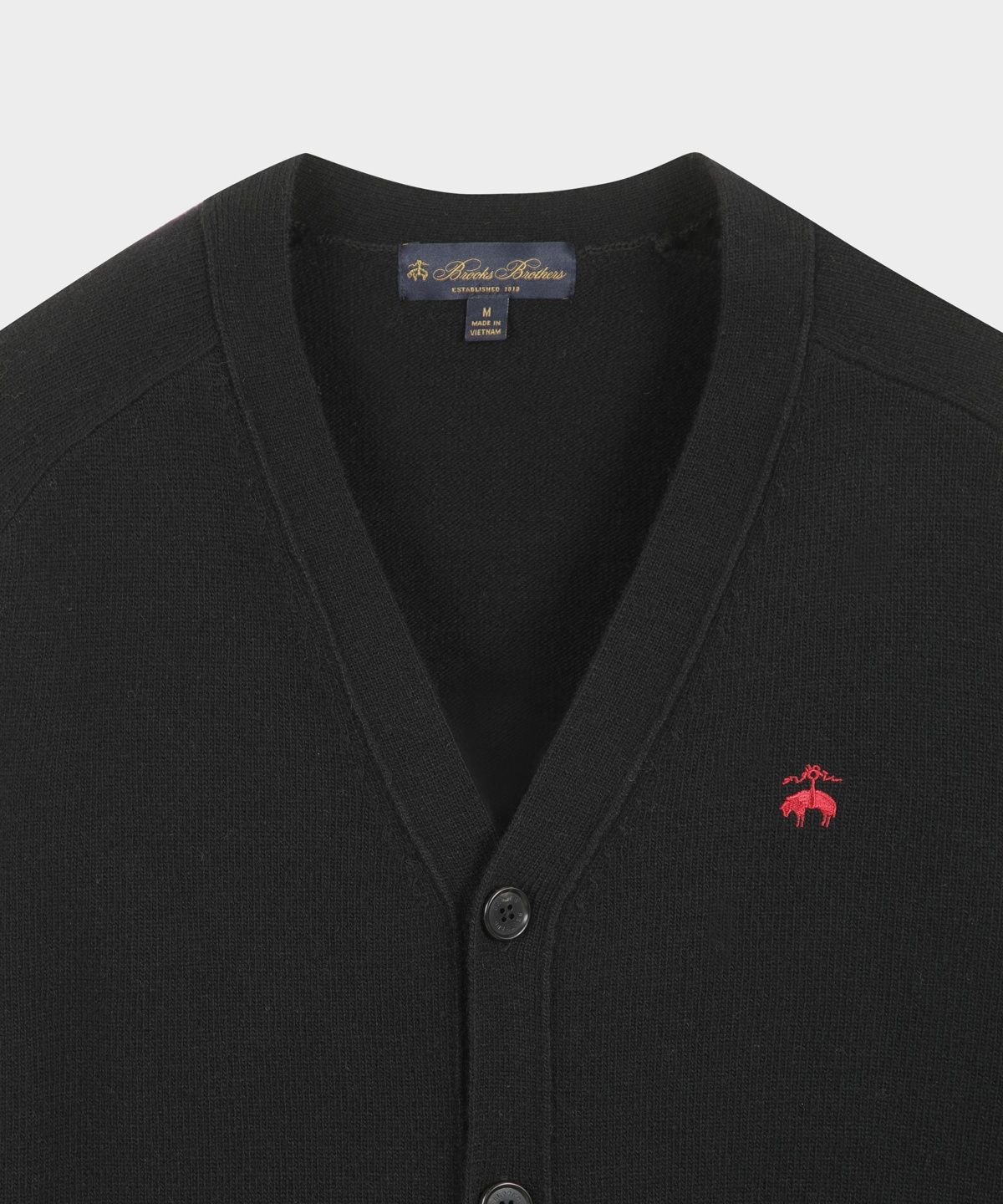 브룩스 브라더스(BROOKS BROTHERS) 울 가디건 (블랙) (BBWCMBF405)