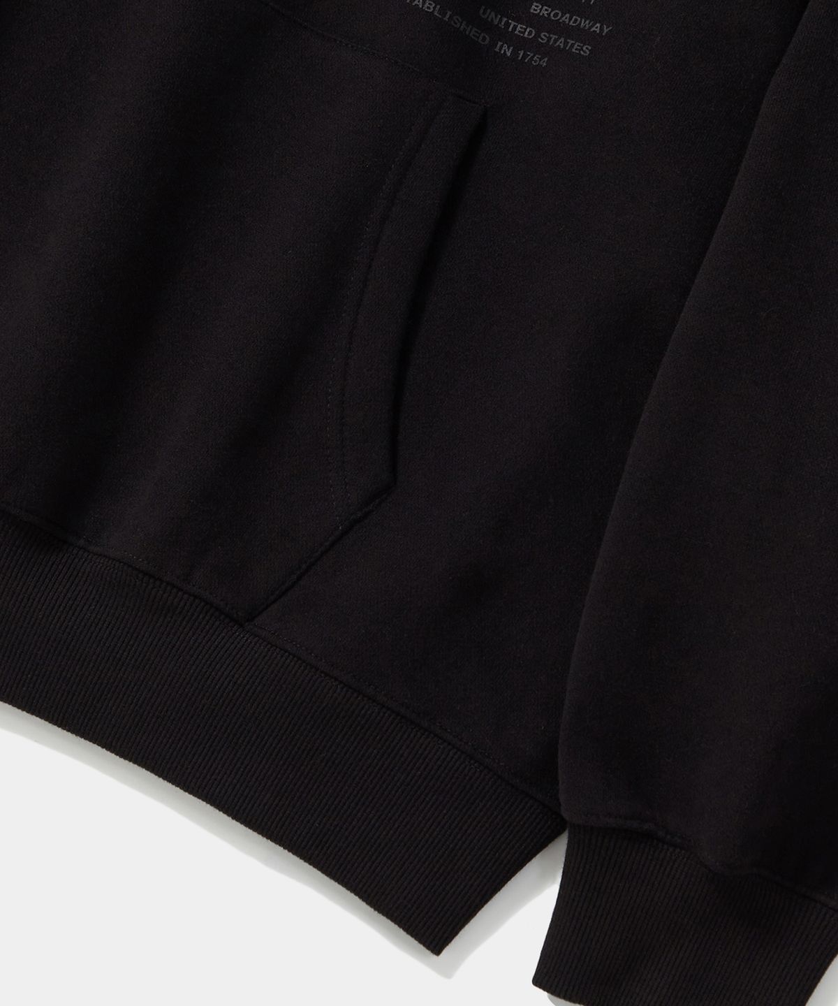 컬럼비아 유니버시티(COLUMBIA UNIVERSITY) NYC 1754 HEAVY FLEECE HOODIE_BLACK