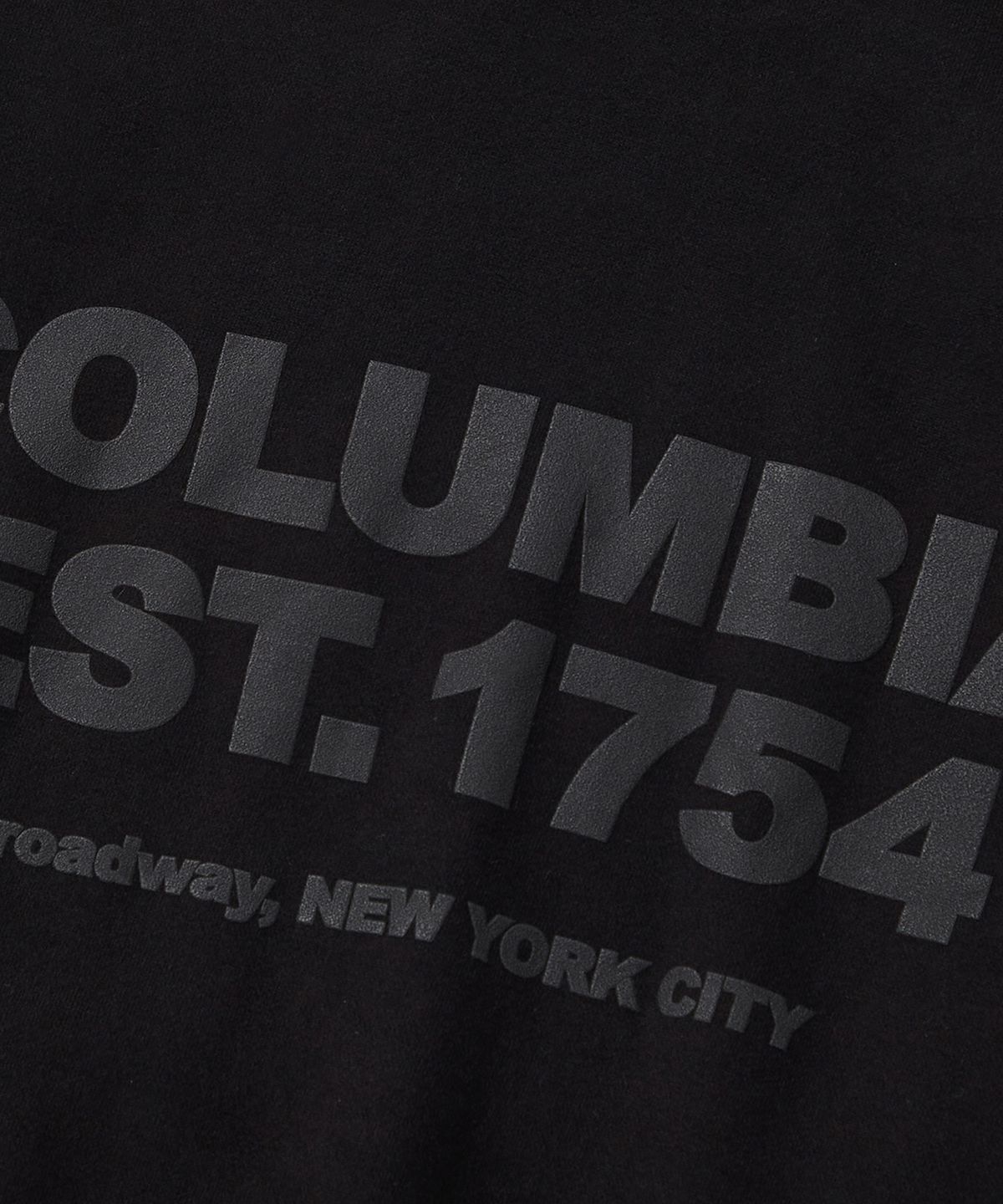 컬럼비아 유니버시티(COLUMBIA UNIVERSITY) NYC 1754 HEAVY FLEECE HOODIE_BLACK