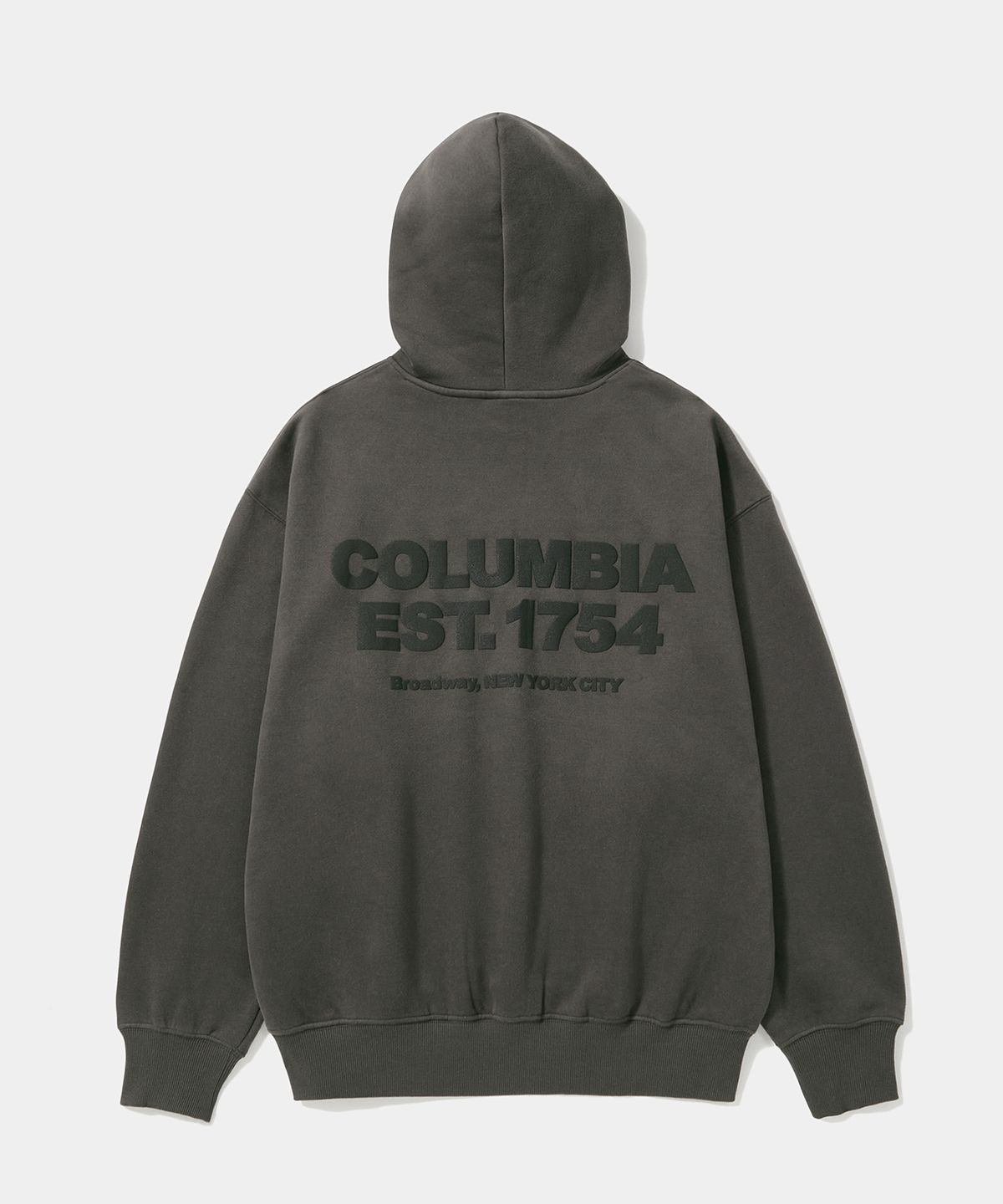 컬럼비아 유니버시티(COLUMBIA UNIVERSITY) NYC 1754 HEAVY FLEECE HOODIE_SLATE BLACK