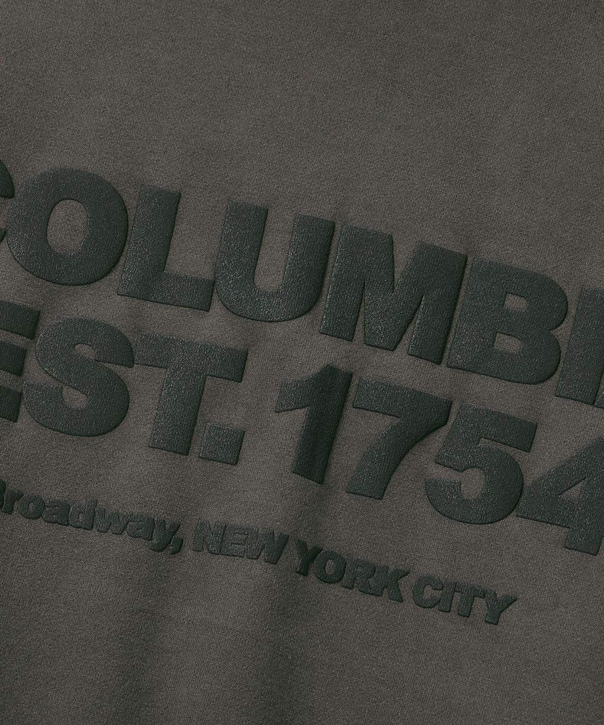 컬럼비아 유니버시티(COLUMBIA UNIVERSITY) NYC 1754 HEAVY FLEECE HOODIE_SLATE BLACK