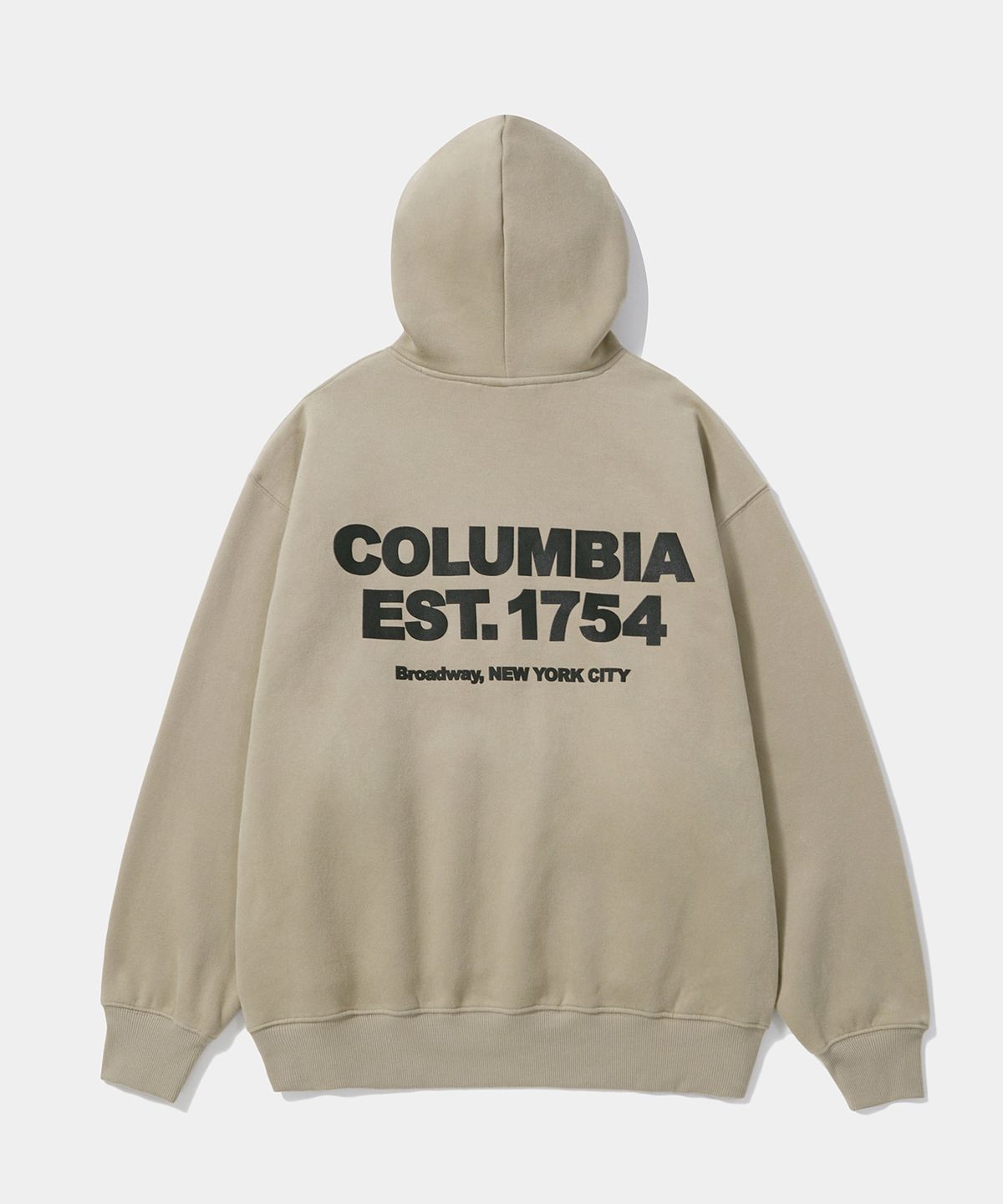 컬럼비아 유니버시티(COLUMBIA UNIVERSITY) NYC 1754 HEAVY FLEECE HOODIE_NATURAL BEIGE
