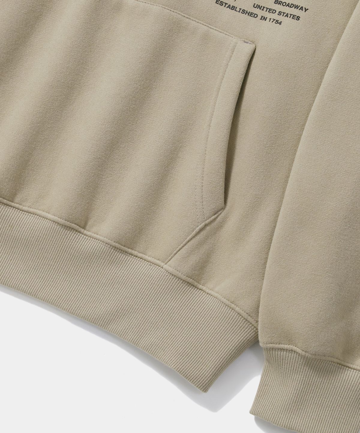 컬럼비아 유니버시티(COLUMBIA UNIVERSITY) NYC 1754 HEAVY FLEECE HOODIE_NATURAL BEIGE