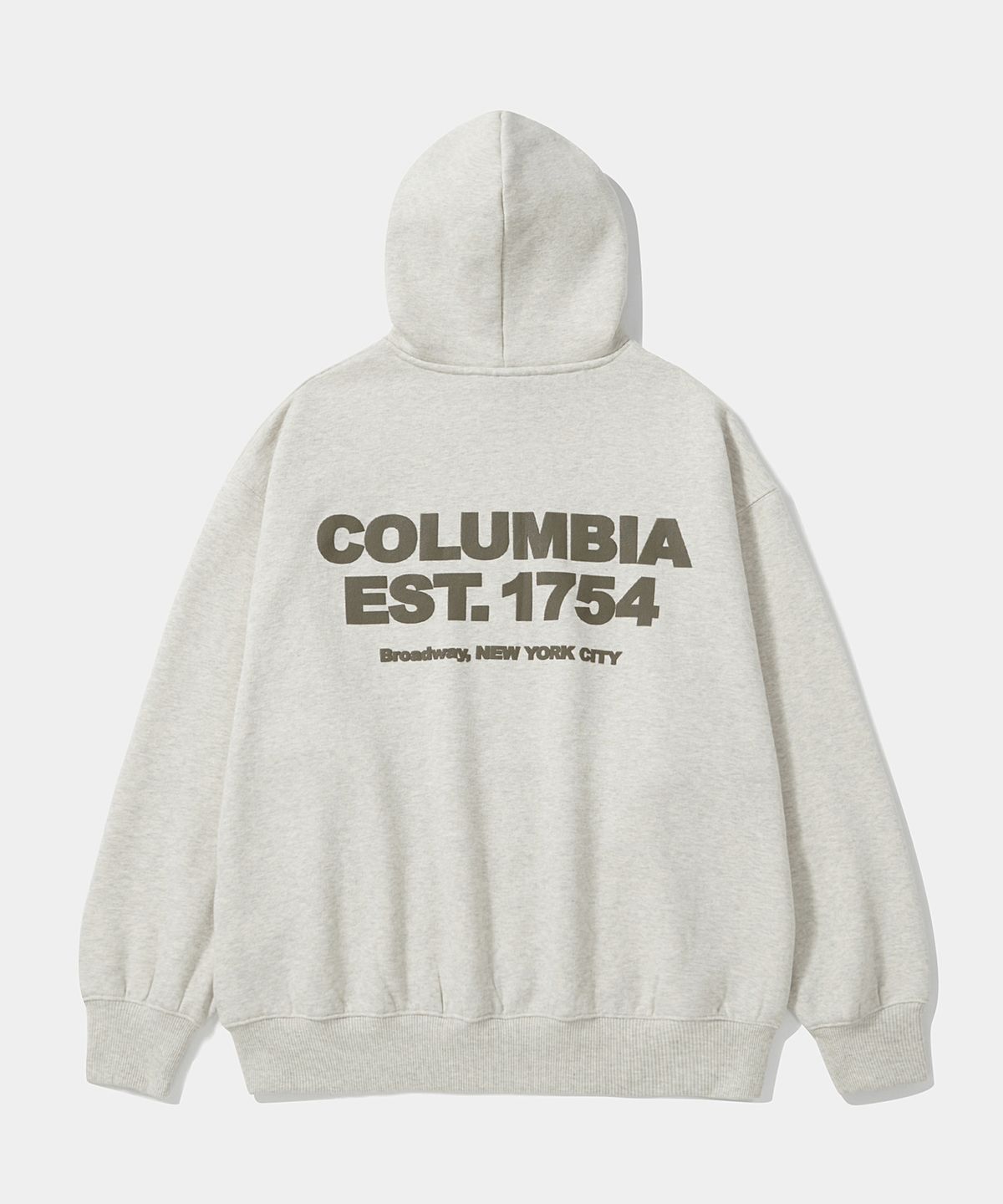 컬럼비아 유니버시티(COLUMBIA UNIVERSITY) NYC 1754 HEAVY FLEECE HOODIE_YELLOW OATMEAL