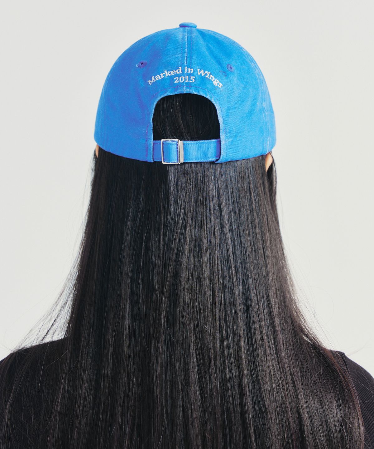 닉앤니콜(NICK&NICOLE) NICOLE SEOUL CIRCLE BALL CAP_VINTAGE BLUE