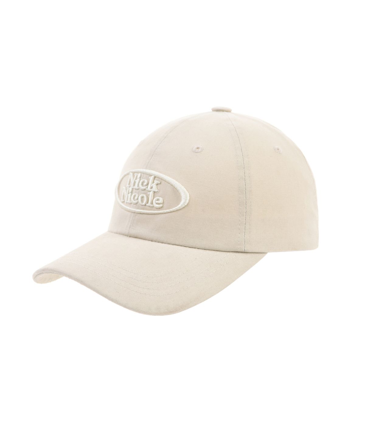 닉앤니콜(NICK&NICOLE) NICOLE SEOUL CIRCLE BALL CAP_VINTAGE BEIGE