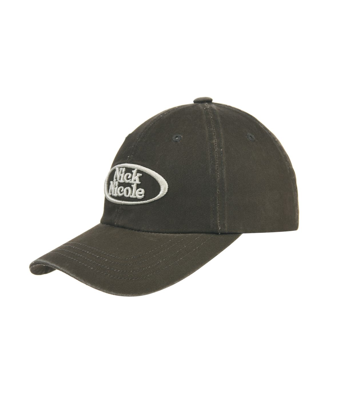 닉앤니콜(NICK&NICOLE) NICOLE SEOUL CIRCLE BALL CAP_VINTAGE KHAKI