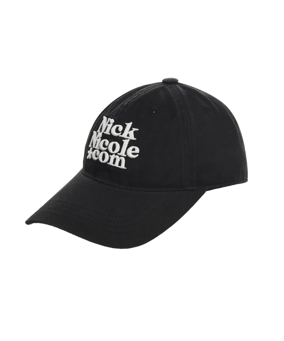 닉앤니콜(NICK&NICOLE) NN DOTCOM SIGNATURE BALL CAP_VINTAGE BLACK CREAM