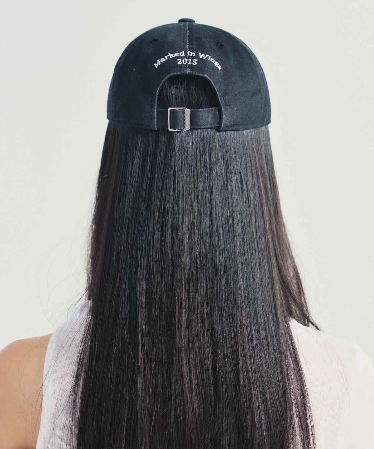 닉앤니콜(NICK&NICOLE) NN DOTCOM SIGNATURE BALL CAP_VINTAGE BLACK CREAM