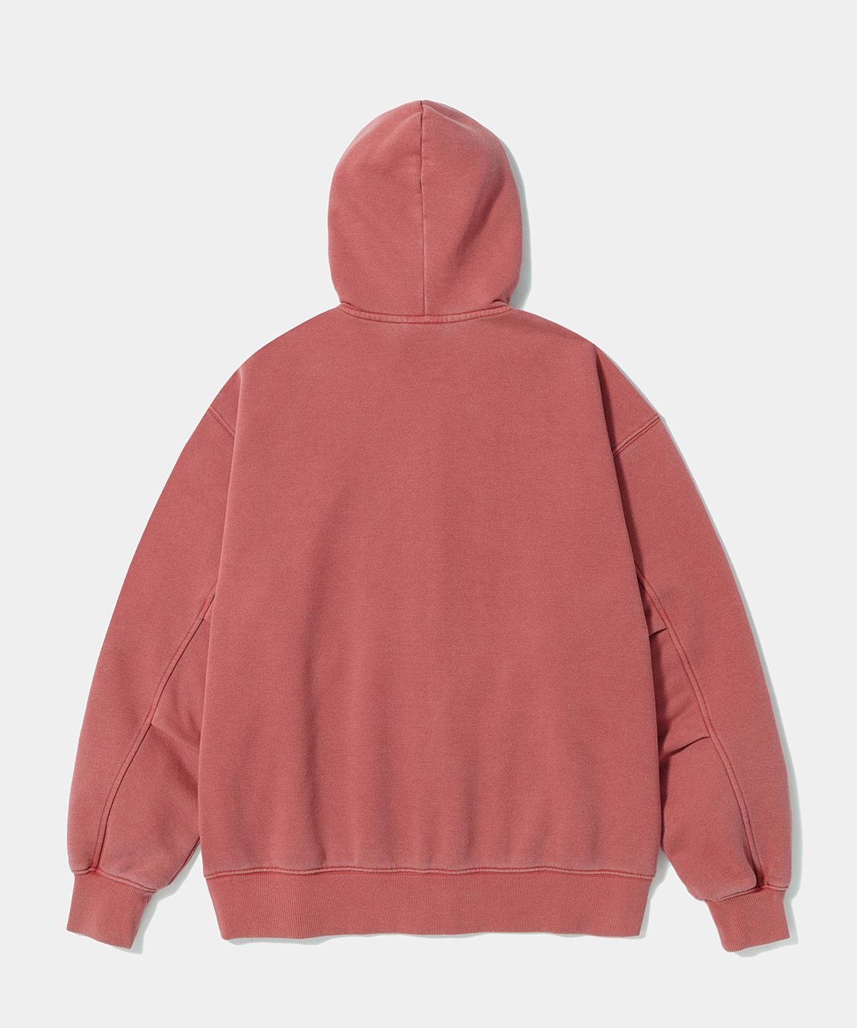 컬럼비아 유니버시티(COLUMBIA UNIVERSITY) NY STREET TAIL DYEING FLEECE ZIP-UP HOODIE_RED