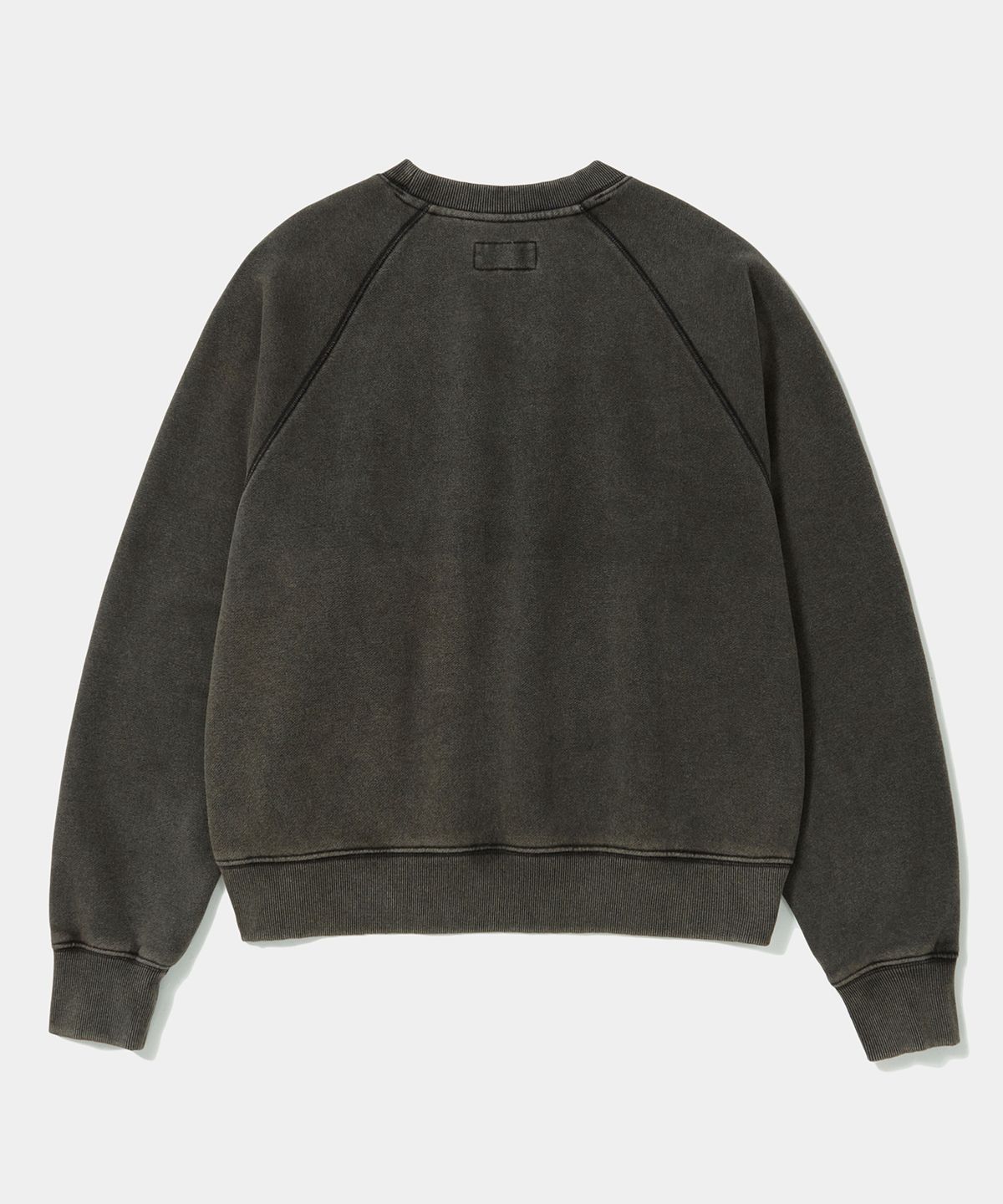 컬럼비아 유니버시티(COLUMBIA UNIVERSITY) CAMPUS WASHED FLEECE WOMEN CREW NECK_CHARCOAL