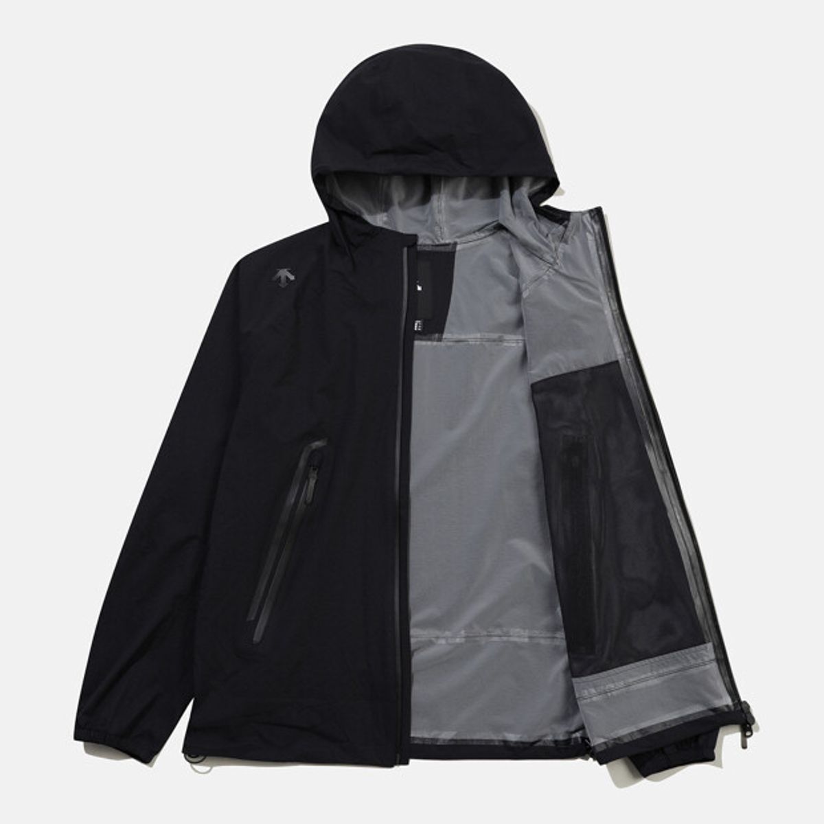데상트(DESCENTE) 듀얼리스 테그로브 경량 2.5LAYER 자켓 블랙(SQ321DJK82)