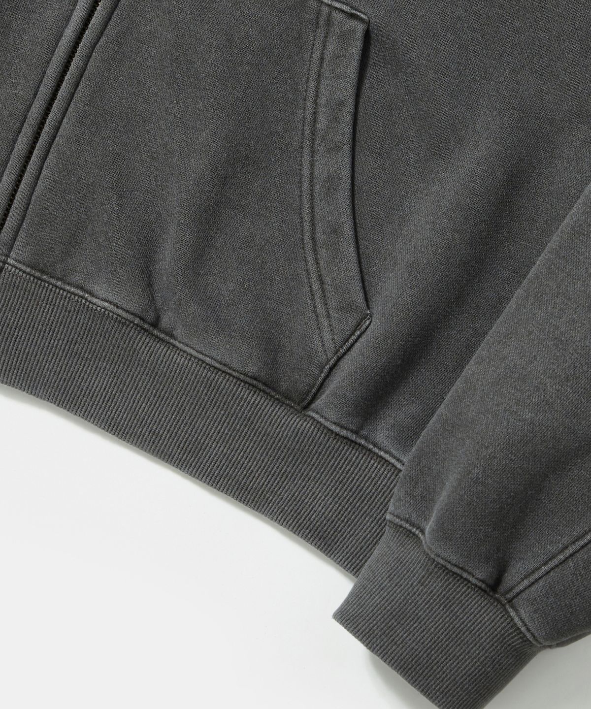 컬럼비아 유니버시티(COLUMBIA UNIVERSITY) NY STREET DYEING FLEECE WOMENS HOODIE_CHARCOAL