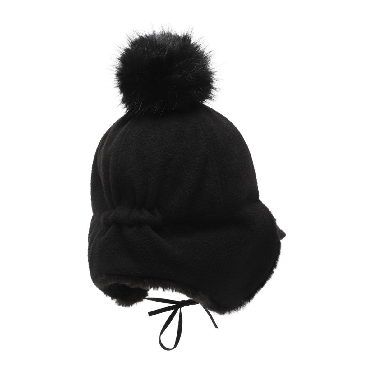 내셔널지오그래픽(NATIONALGEOGRAPHIC) N253AHA040 모직 귀달이 방울캡 BLACK