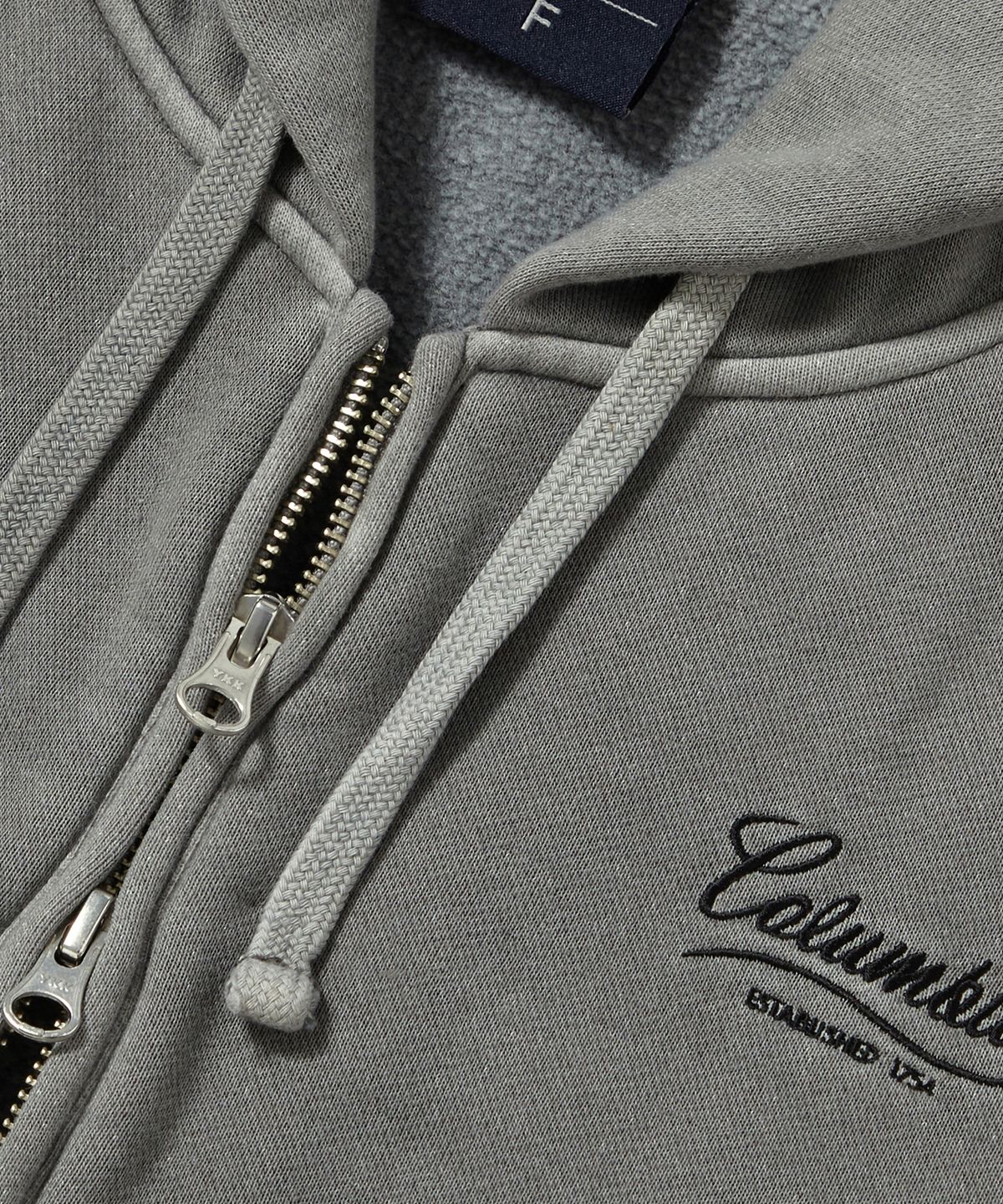 컬럼비아 유니버시티(COLUMBIA UNIVERSITY) NY STREET DYEING FLEECE WOMENS HOODIE_GRAY