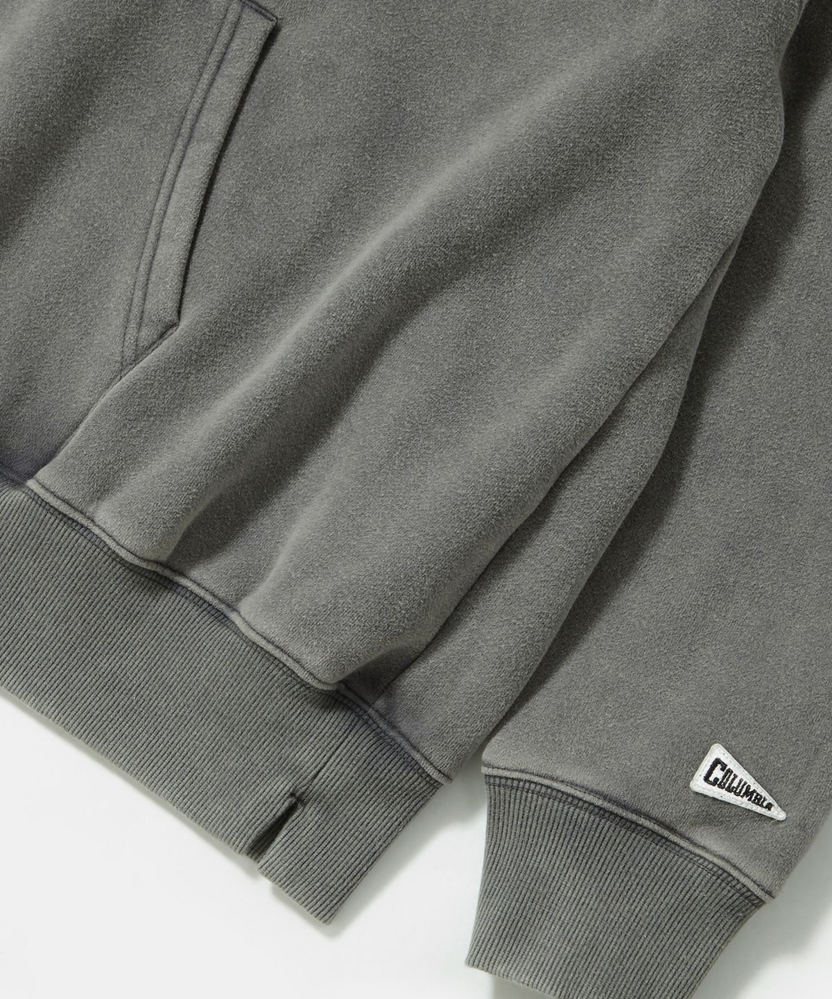 컬럼비아 유니버시티(COLUMBIA UNIVERSITY) VTG CRACK WASHED HEAVY FLEECE HOODIE _GRAY