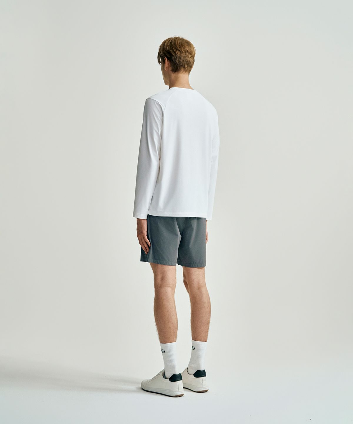 세르지오 타키니(SERGIO TACCHINI) M 쿠쉬웜 긴팔 티셔츠 (White)