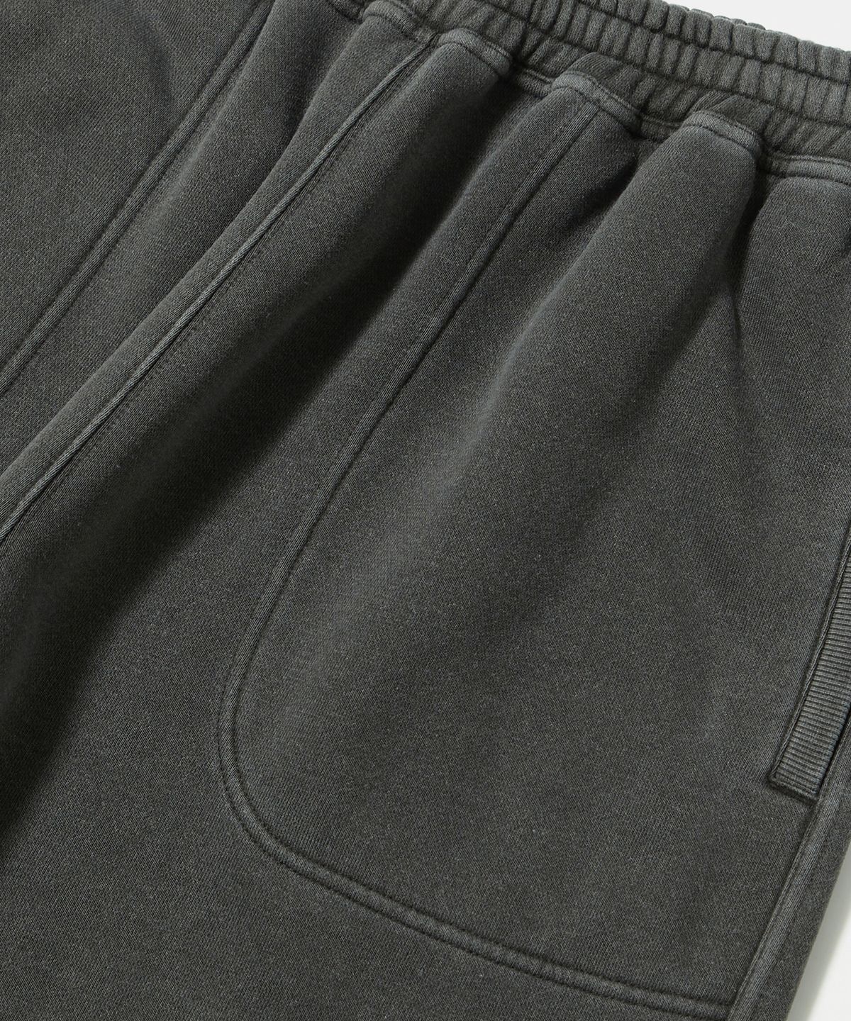 컬럼비아 유니버시티(COLUMBIA UNIVERSITY) NY STREET TAIL LOOSE-FIT DYEING FLEECE SWEATPANTS_CHARCOAL