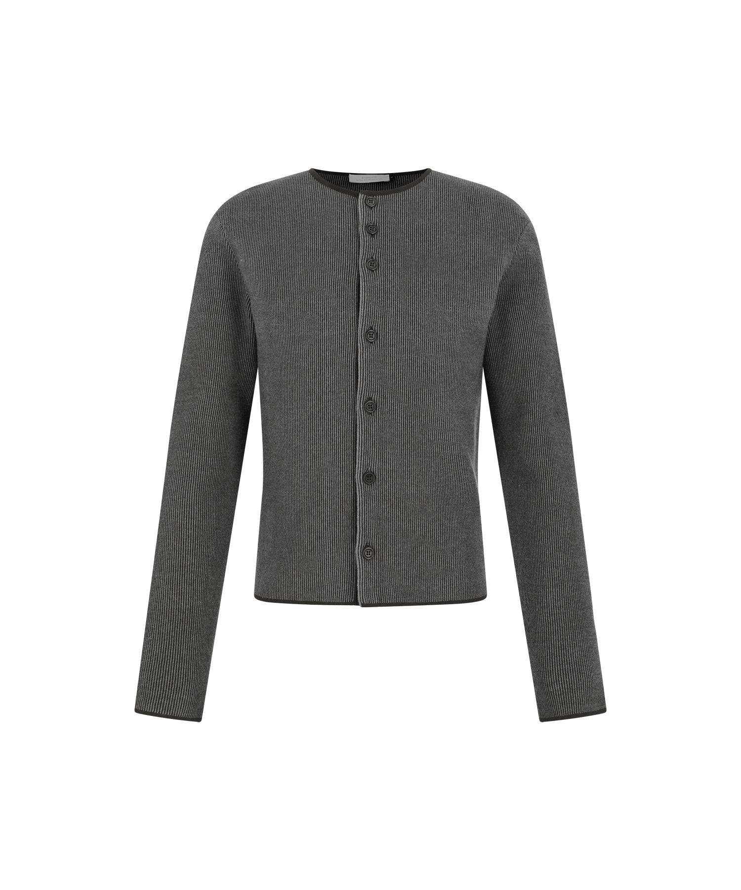 MUSINSA公式 | AMOMENTO STRIPE BUTTON UP CARDIGAN (2COLORS)