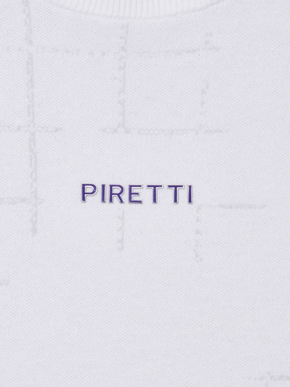 피레티(PIRETTI) 캡슐 모크넥 스웨터 M_White
