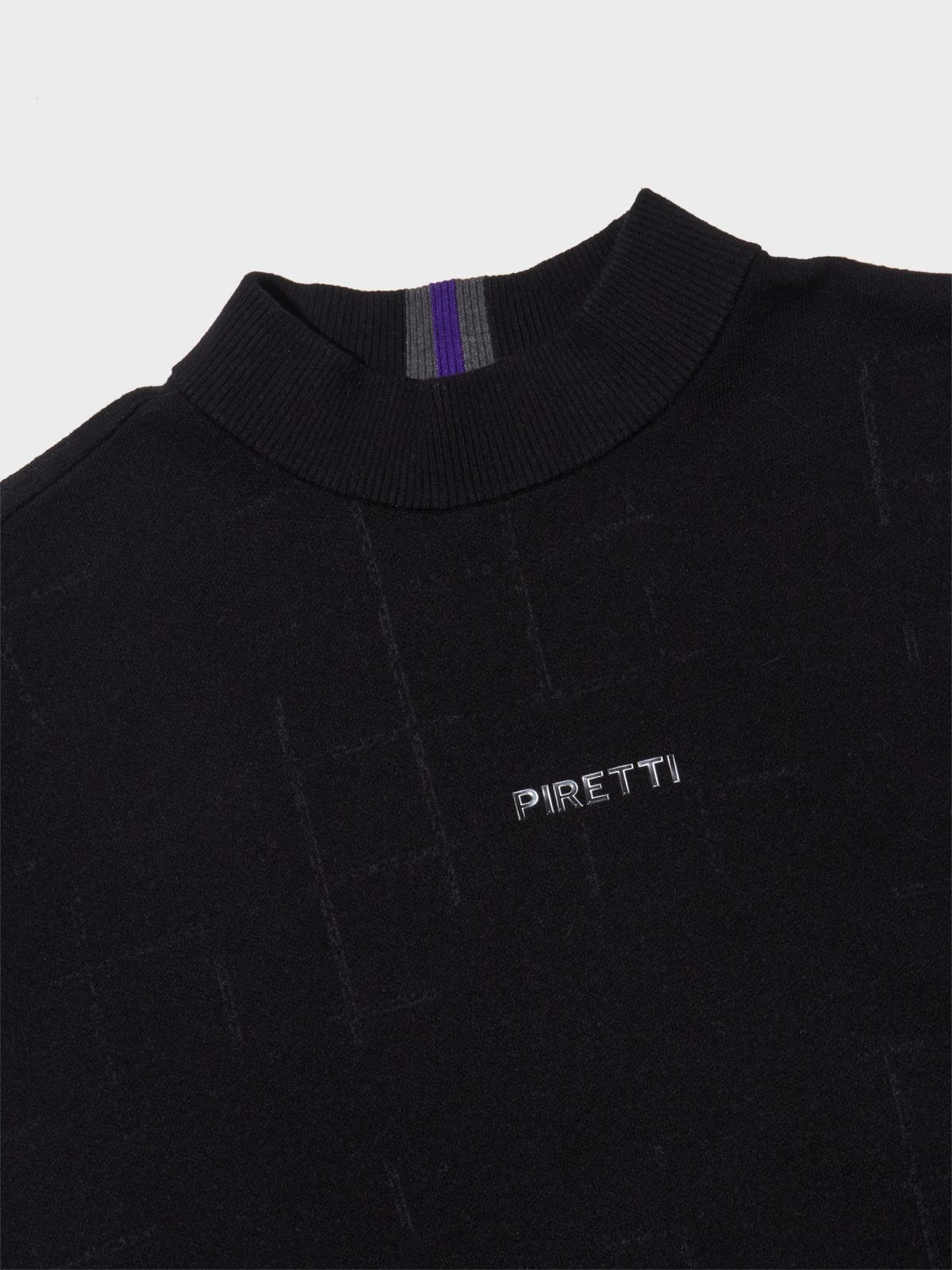 피레티(PIRETTI) 캡슐 모크넥 스웨터 M_Black