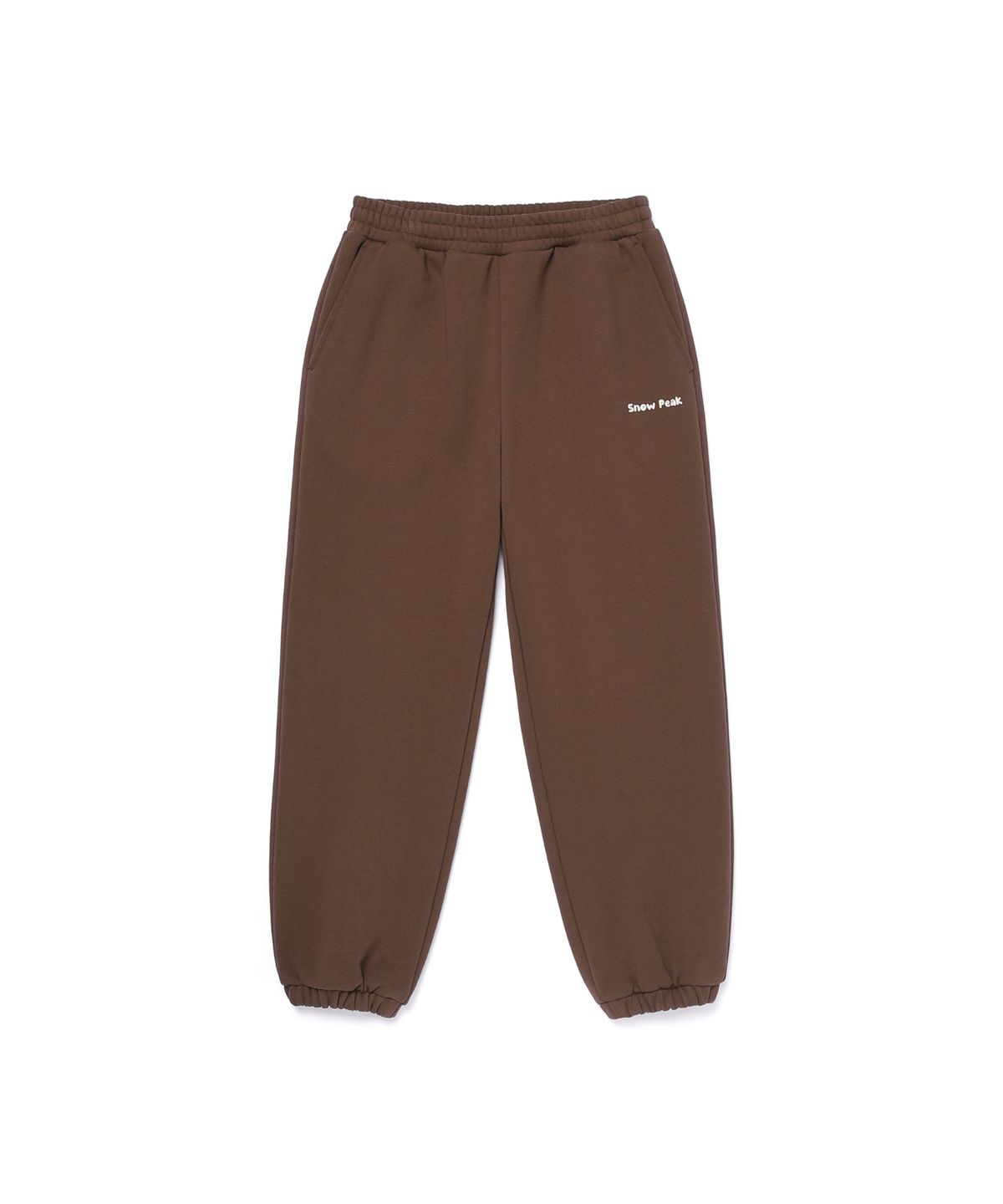 스노우피크 어패럴 키즈(SNOWPEAK APPAREL KIDS) 키즈 그래픽 조거 팬츠 (S25FKFFP80) Brown