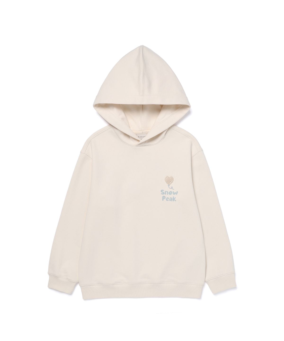 스노우피크 어패럴 키즈(SNOWPEAK APPAREL KIDS) 키즈 그래픽 후드 티셔츠 (S25FKFHD80) Cream