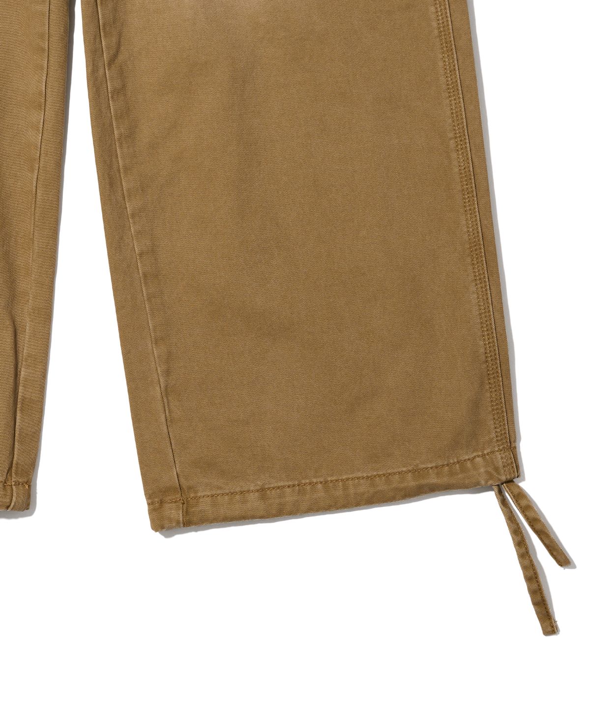 에이카화이트(AECA) VINTAGE WASHING CARGO WIDE PANTS-BROWN
