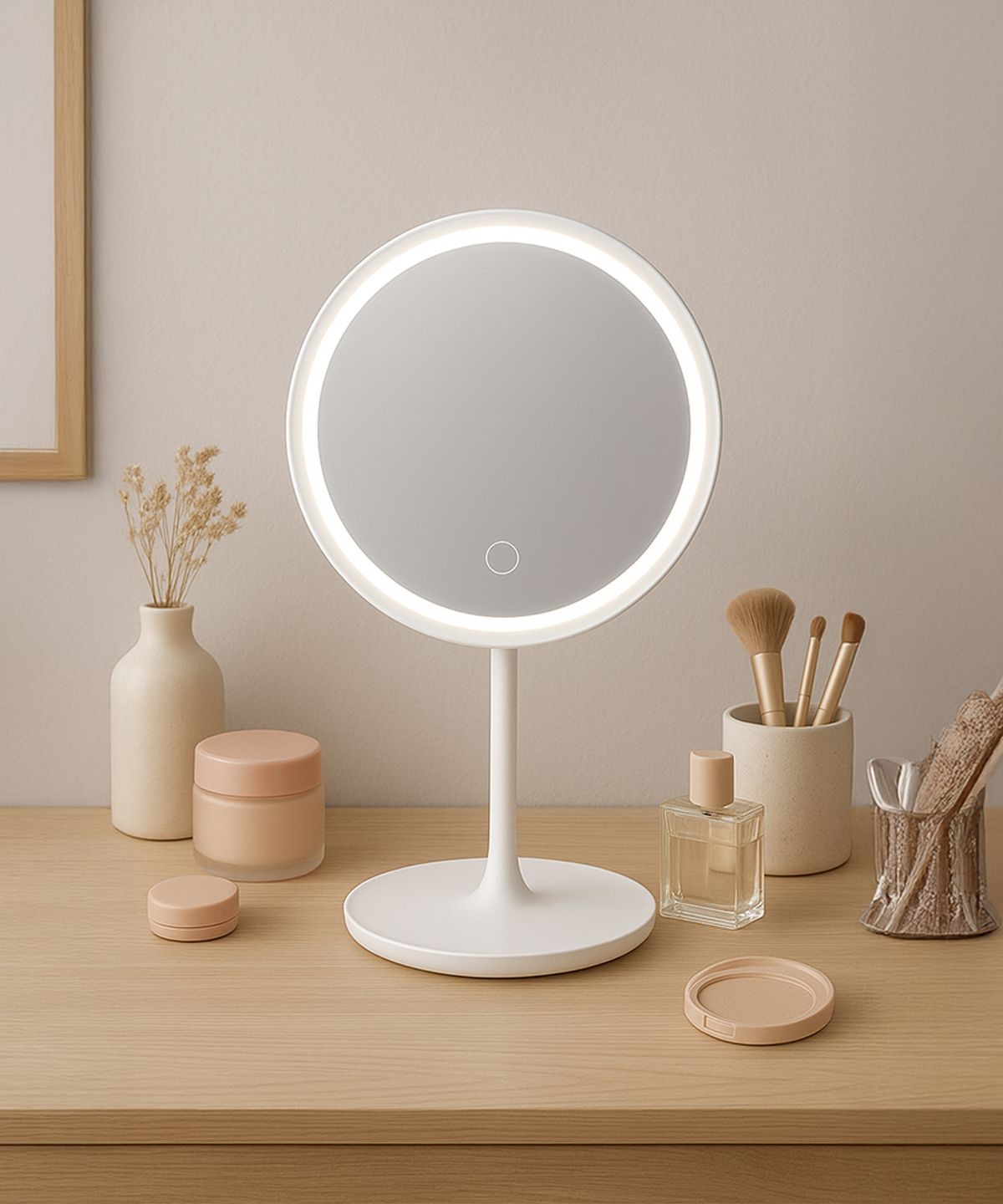 인썸(IN:SOME) 무선 LED 조명 탁상 화장 거울 IPM-1
