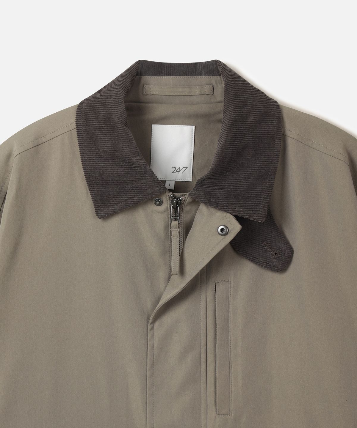 247시리즈(247SERIES) 코듀로이 칼라 워크 자켓 BROWN