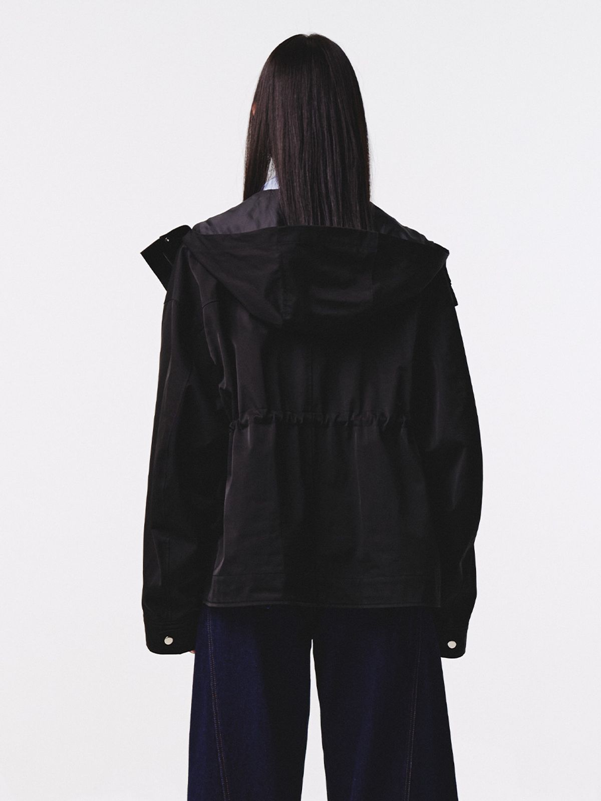 기준(KIJUN) Arcade Pocket Parka Black