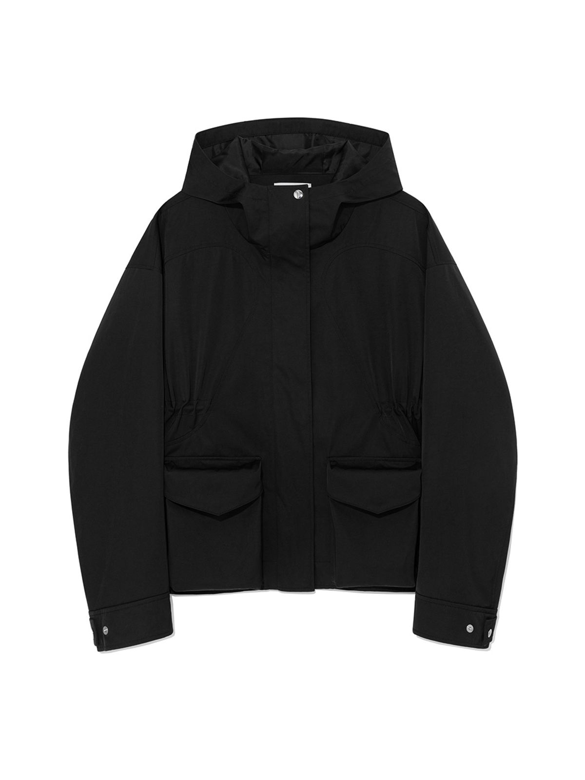 기준(KIJUN) Arcade Pocket Parka Black