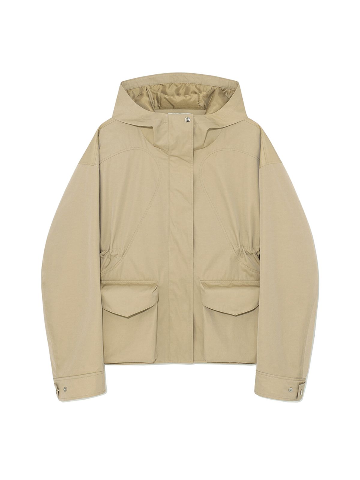 기준(KIJUN) Arcade Pocket Parka Beige