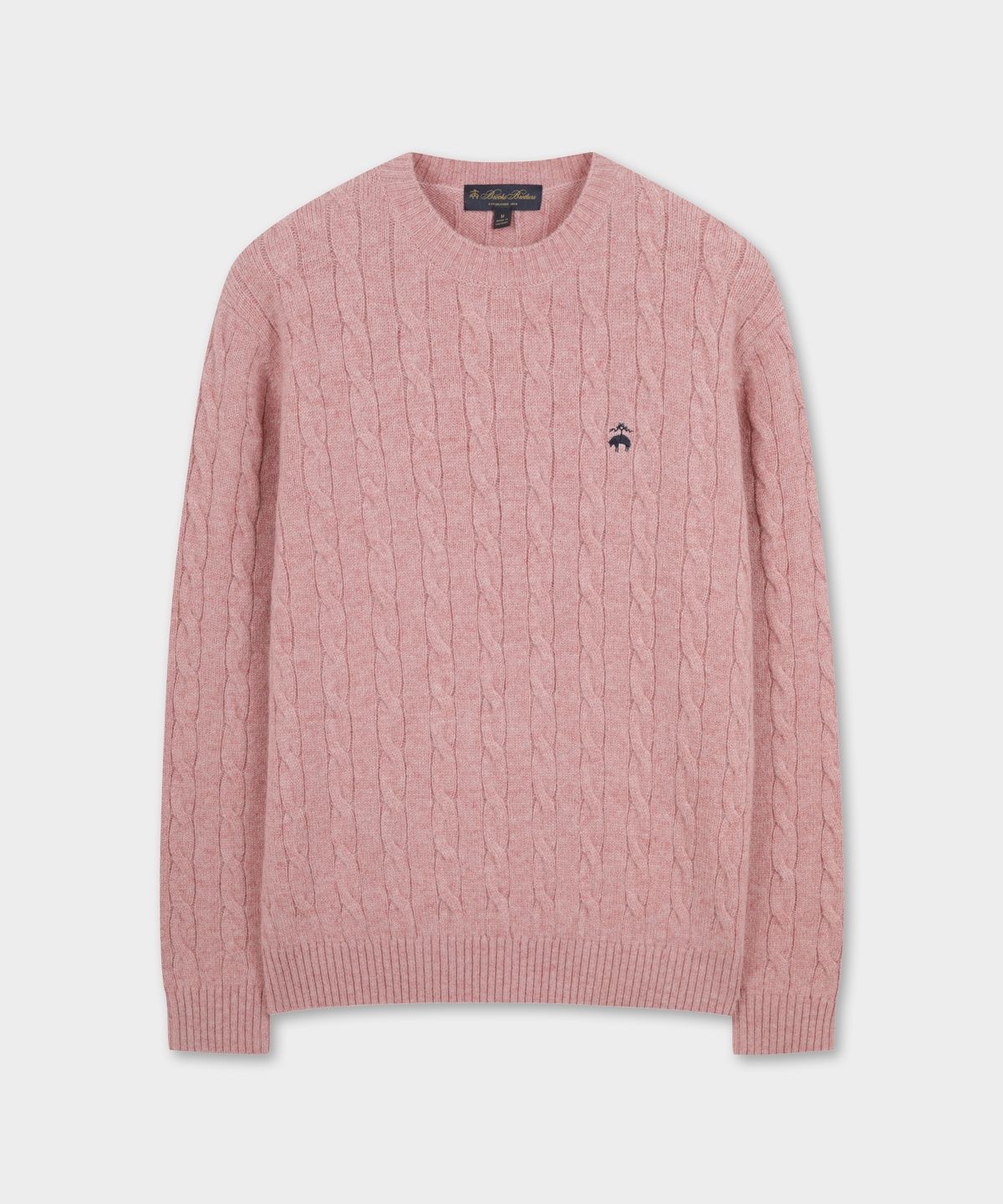 브룩스 브라더스(BROOKS BROTHERS) 셔틀랜드 케이블 풀오버 (핑크) (BBWRMOF410)