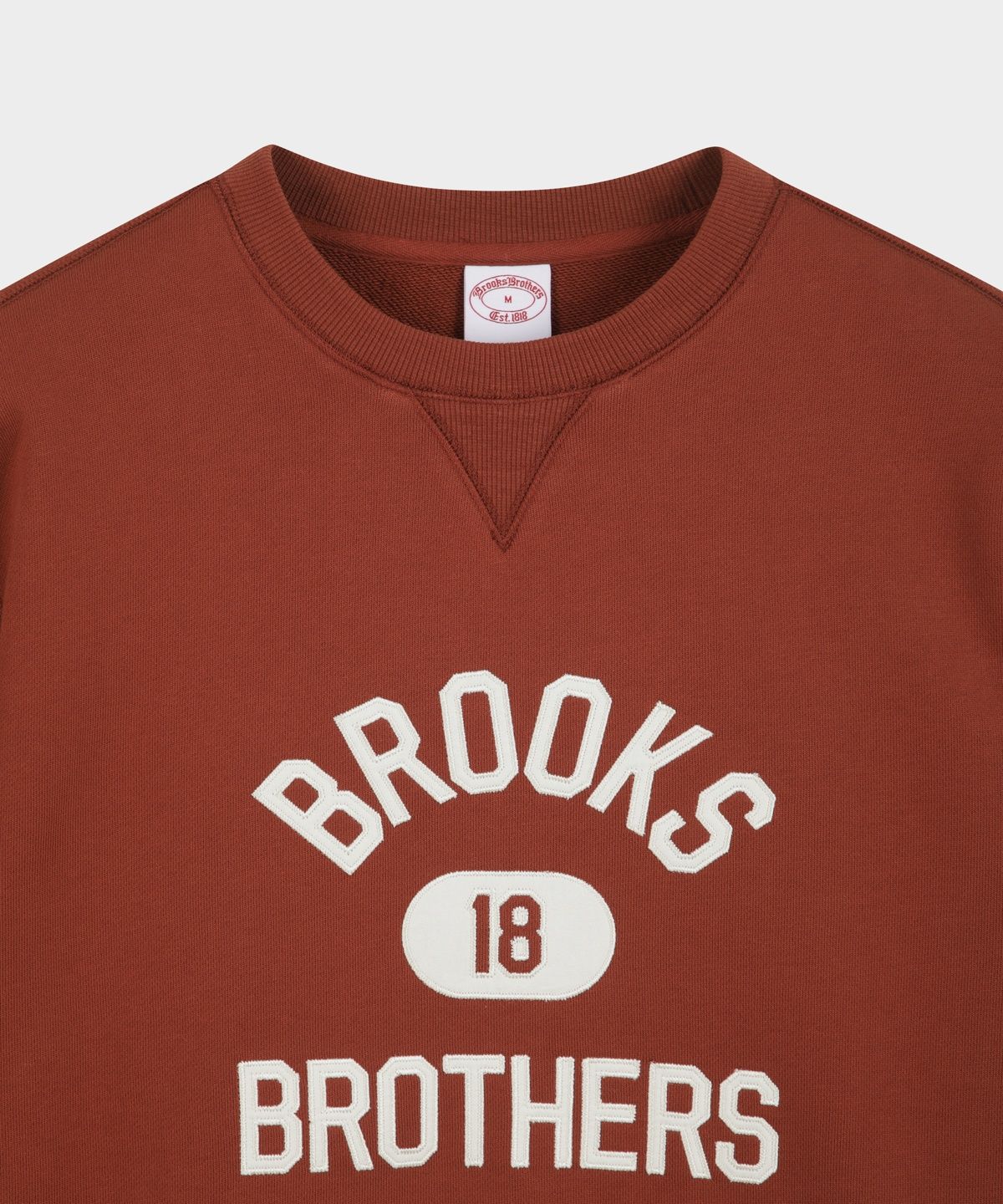 브룩스 브라더스(BROOKS BROTHERS) 레터링 스웨트 셔츠 (버건디) (BBNPMBF301)