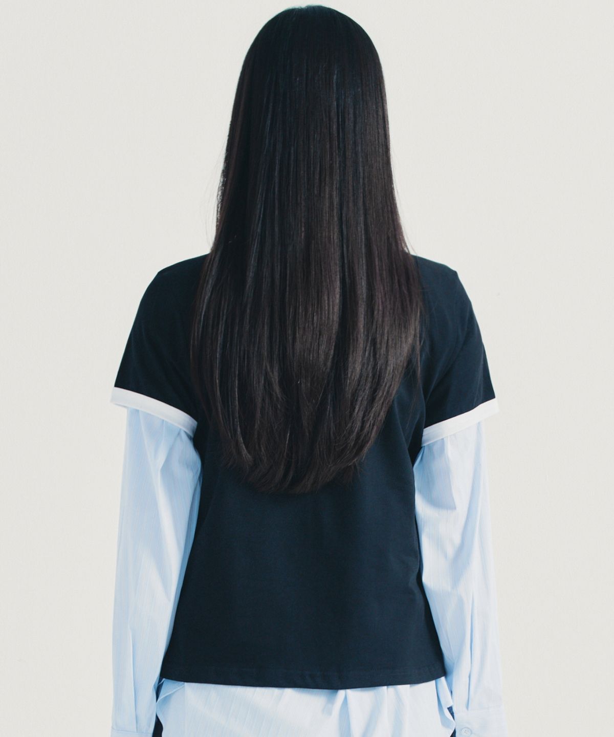 닉앤니콜(NICK&NICOLE) BUTTERFLY CONTRAST RINGER TOP_BLACK WHITE