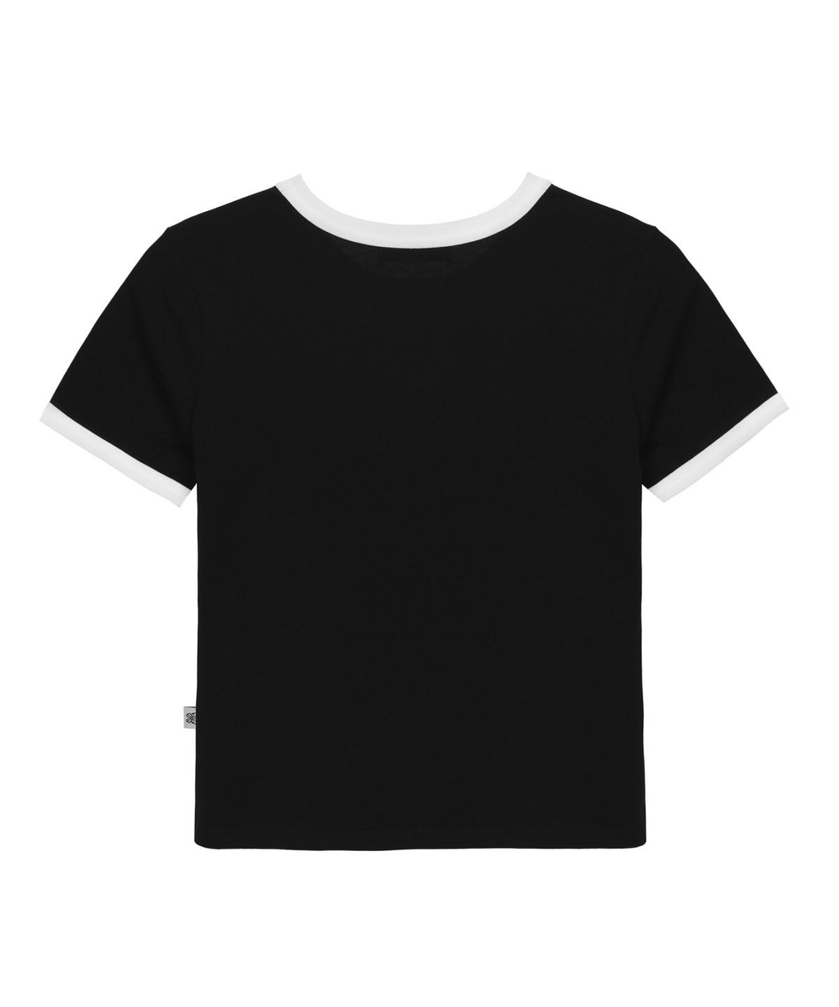 닉앤니콜(NICK&NICOLE) BUTTERFLY CONTRAST RINGER TOP_BLACK WHITE