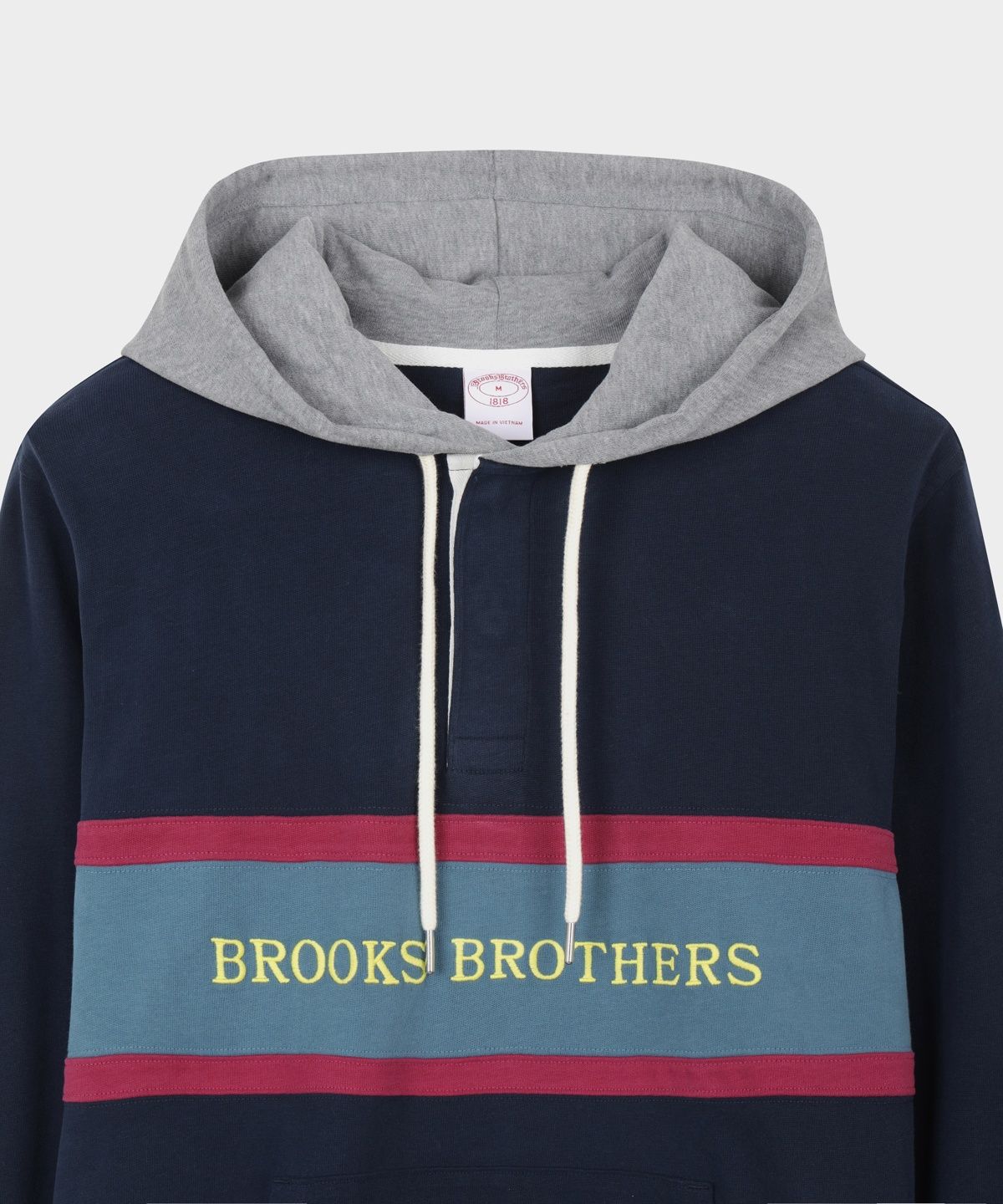 브룩스 브라더스(BROOKS BROTHERS) BB 블럭 후디 스웨트셔츠 (네이비) (BBNHMFF301)