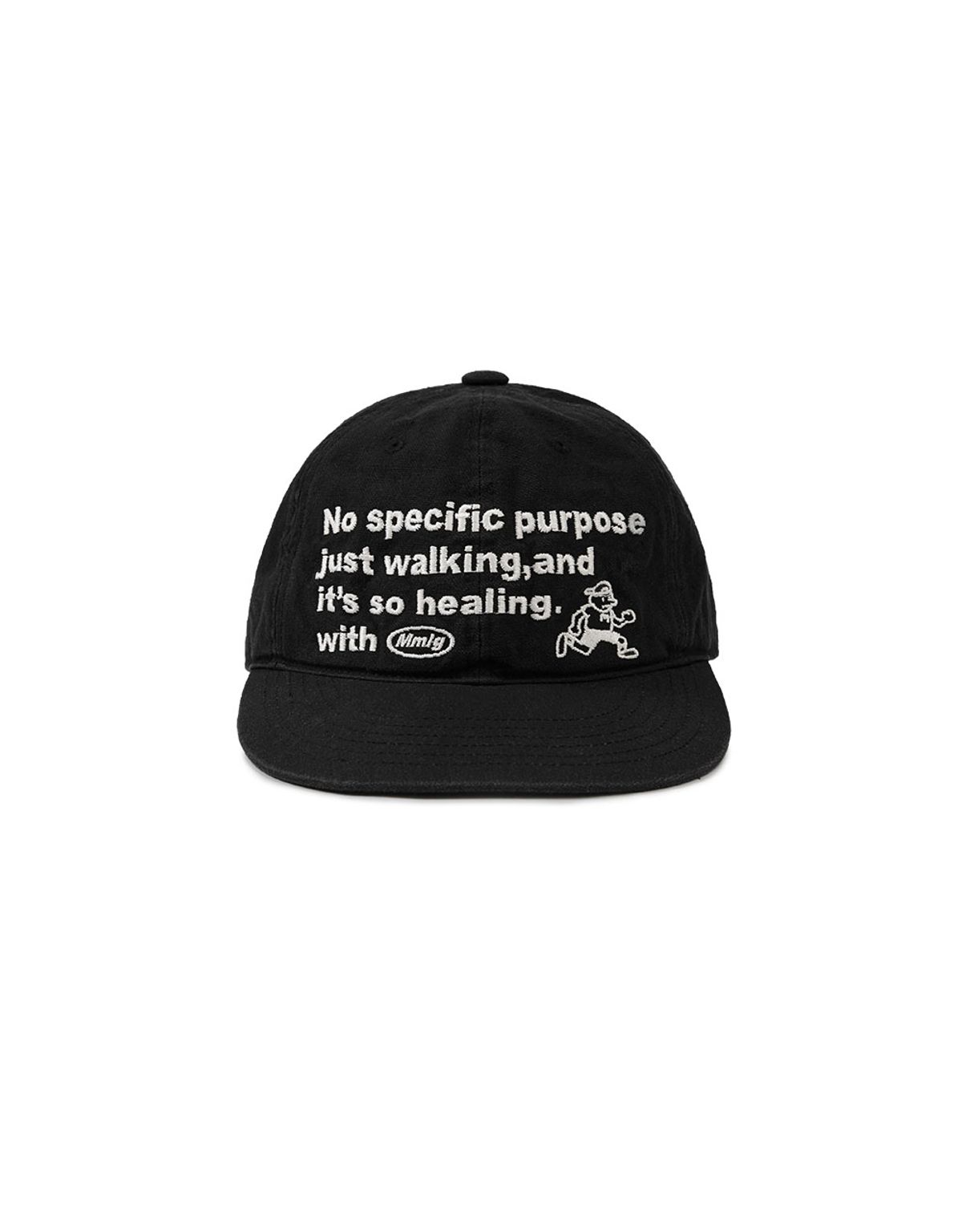 엠엠엘지(MMLG) [Mmlg] WASHED JUST WALKING BALLCAP (BLACK)