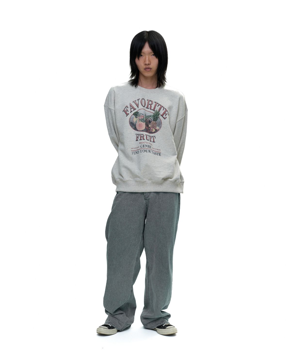 디파이클럽로버스(DEFYCLUBROBBERS) (Heavy Cotton) Favorite Genre Sweatshirt
