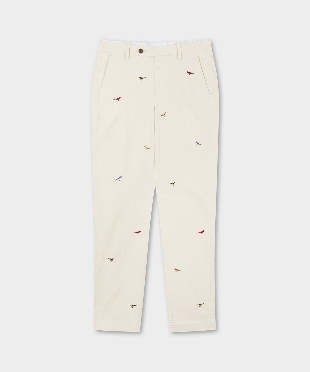 브룩스 브라더스(BROOKS BROTHERS) 레귤러핏 15W 코듀로이 버드 패턴 치노 팬츠 (베이지) (BBPCMNF404)