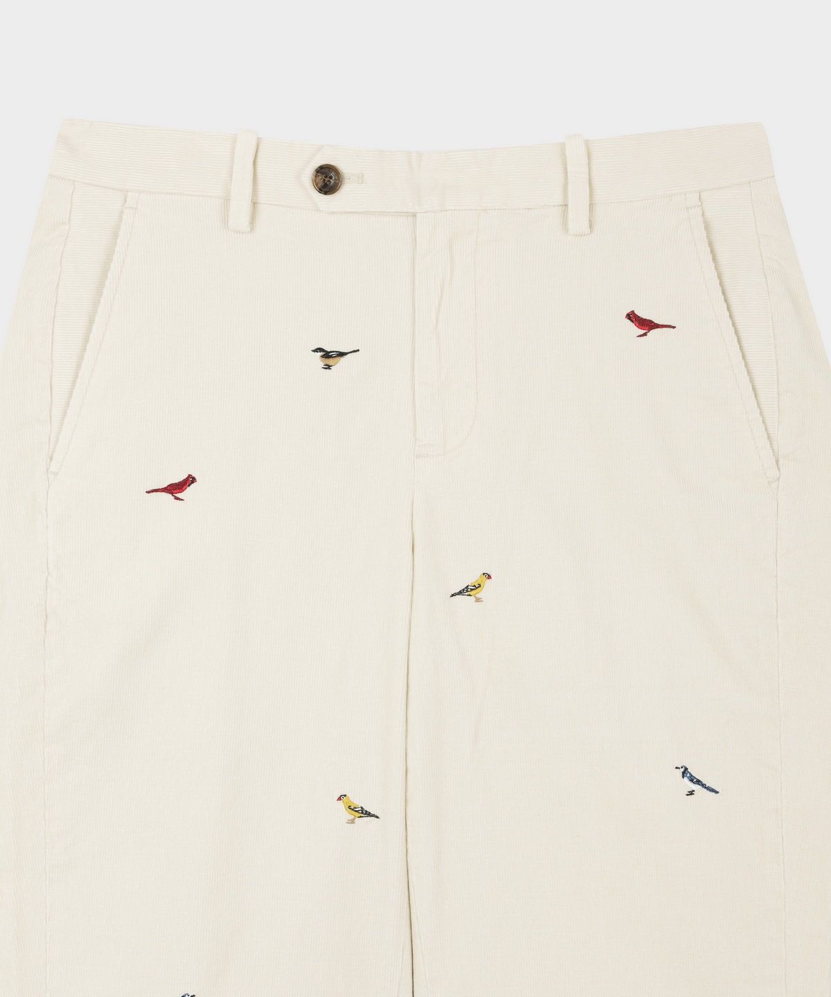브룩스 브라더스(BROOKS BROTHERS) 레귤러핏 15W 코듀로이 버드 패턴 치노 팬츠 (베이지) (BBPCMNF404)