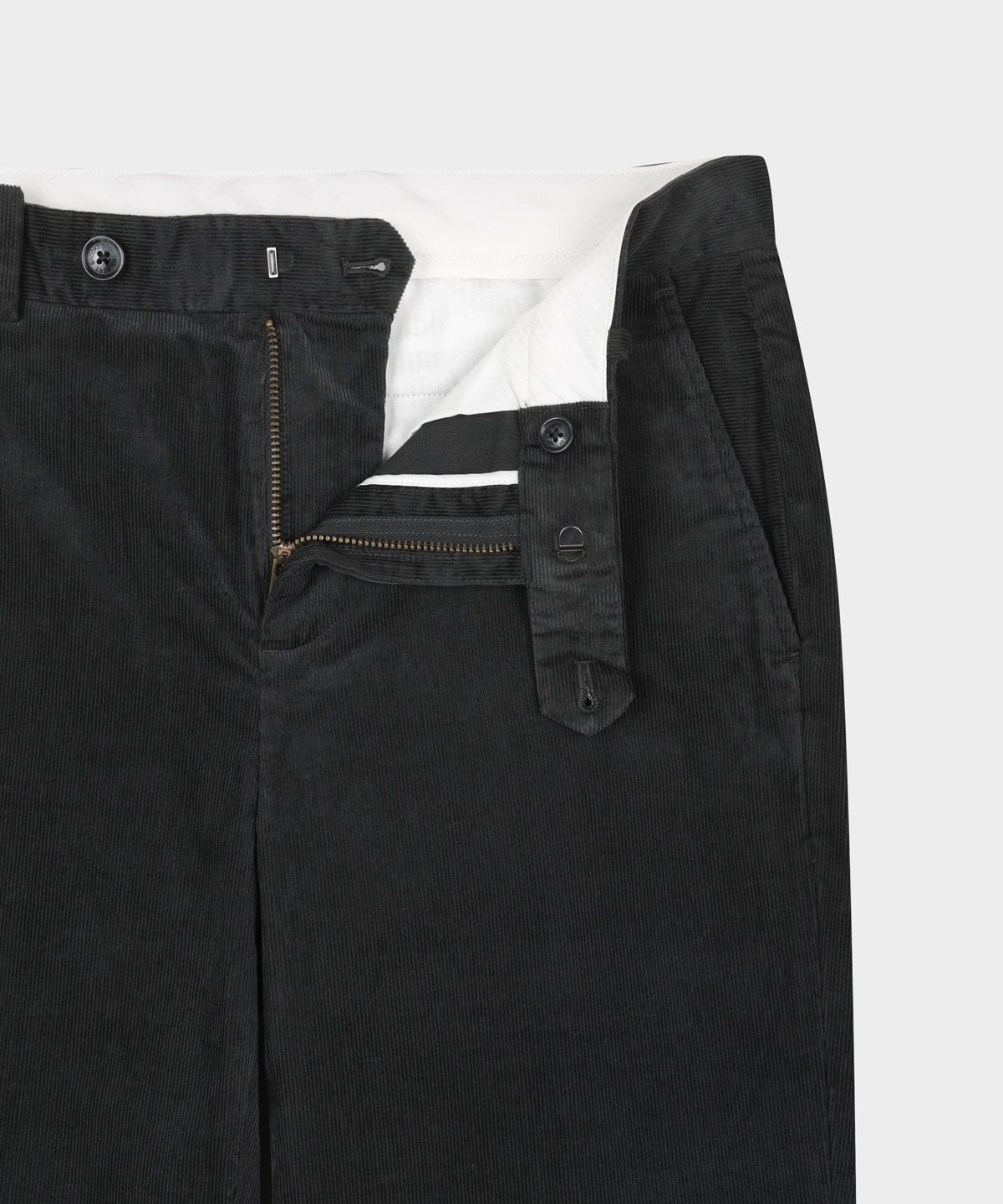 브룩스 브라더스(BROOKS BROTHERS) 슬림핏 15W 코듀로이 치노 팬츠 (블랙) (BBPCMNF401)