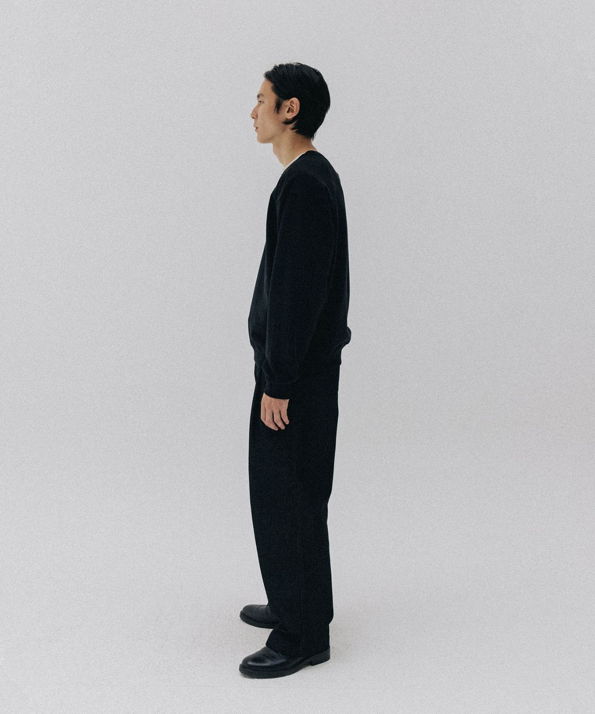 블랭크룸(BLANKROOM) 레이어 스웻 셔츠_BLACK