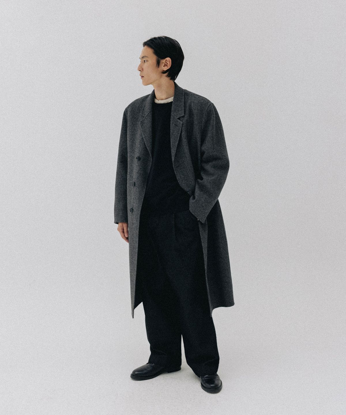 블랭크룸(BLANKROOM) 레이어 스웻 셔츠_BLACK
