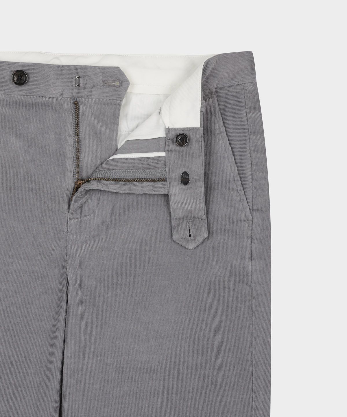 브룩스 브라더스(BROOKS BROTHERS) 슬림핏 15W 코듀로이 치노 팬츠 (그레이) (BBPCMNF401)
