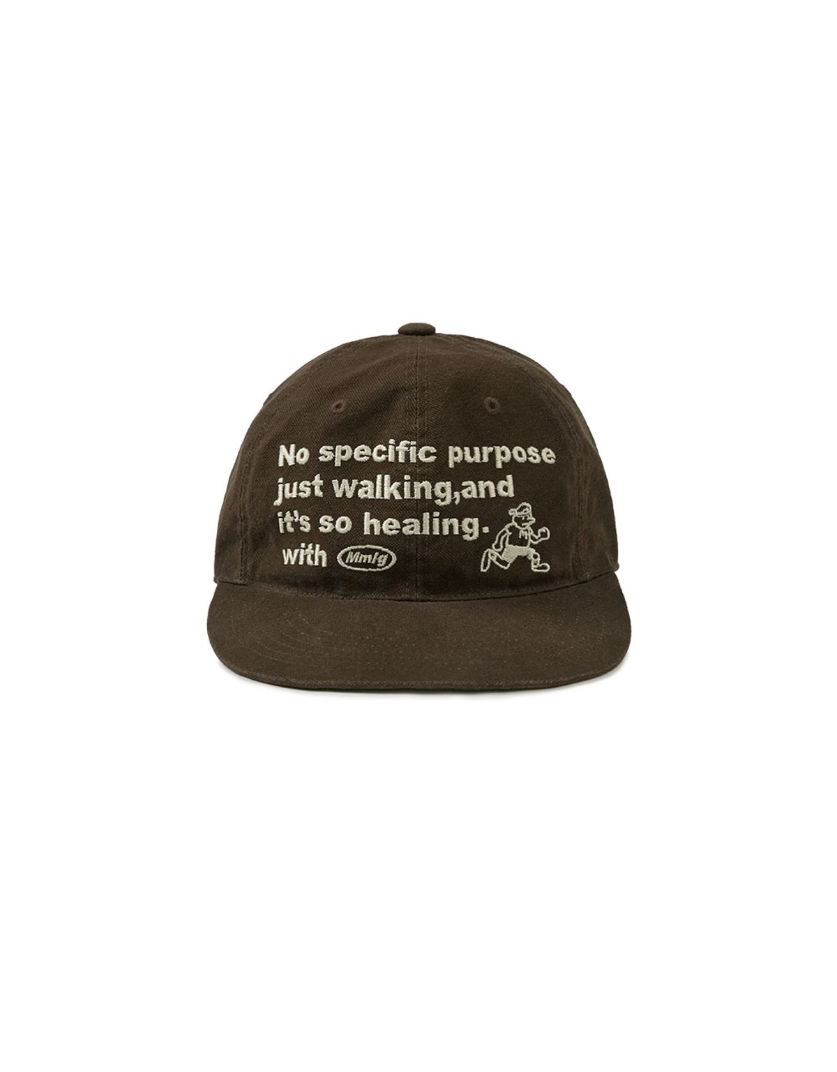 엠엠엘지(MMLG) [Mmlg] WASHED JUST WALKING BALLCAP (BROWN)