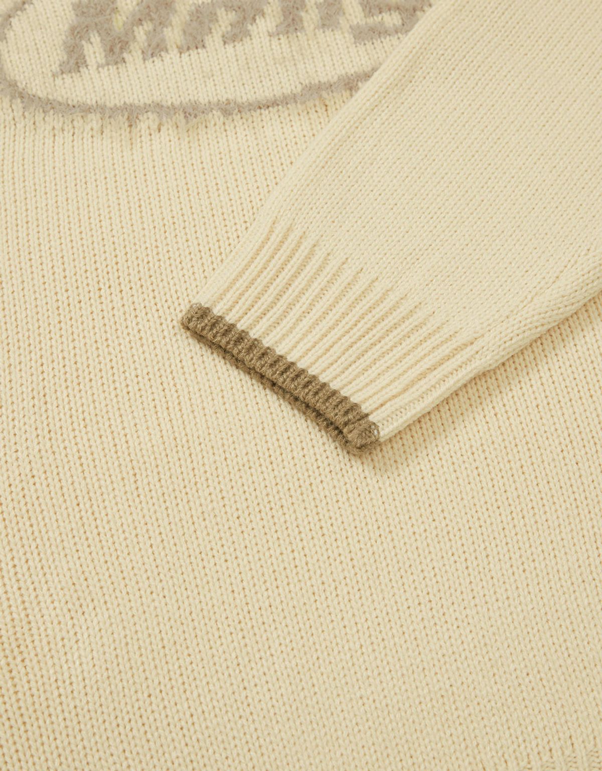 엠엠엘지(MMLG) [Mmlg] MIX PULLOVER KNIT (IVORY)