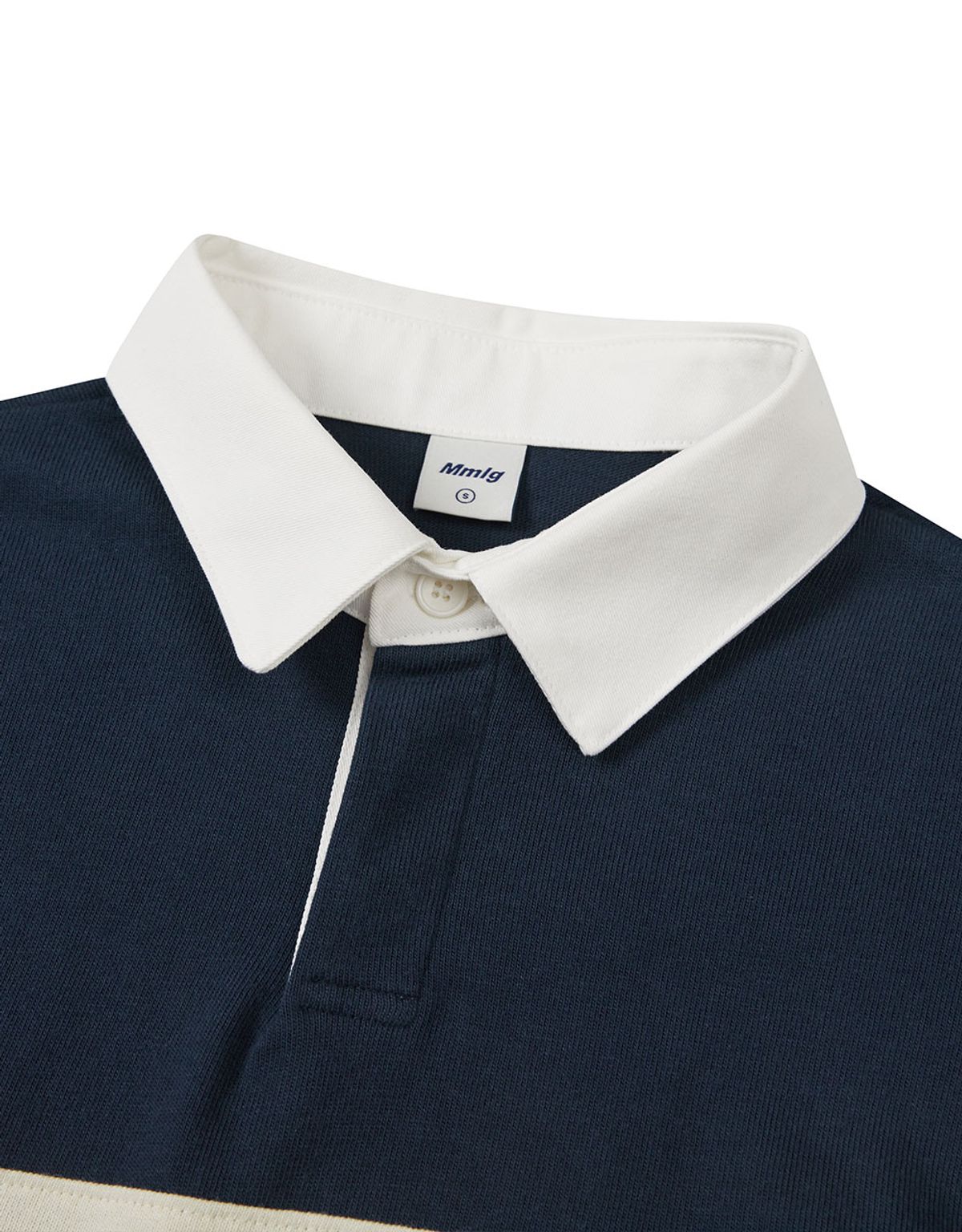 엠엠엘지(MMLG) [Mmlg] BLOCK RUGBY LSV-T (AUTHENTIC NAVY)