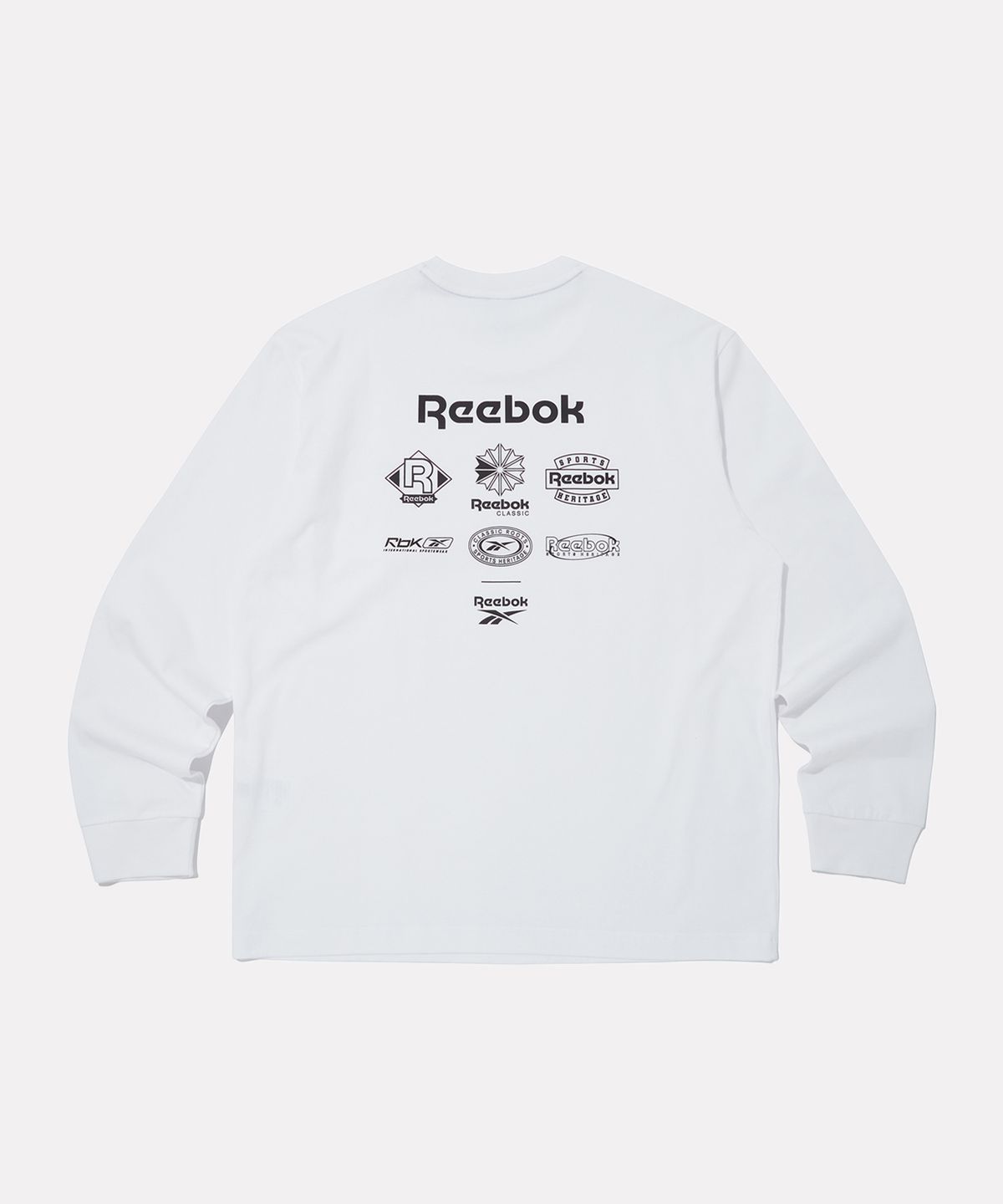 리복(REEBOK) 아카이브 긴팔 티셔츠 - 오프화이트